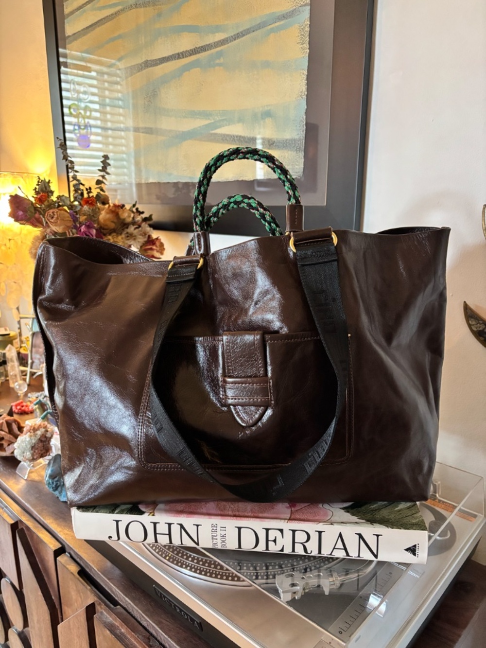 Clare V Grande Bateau Tote - MOCHA - EXCELLENT CONDITION